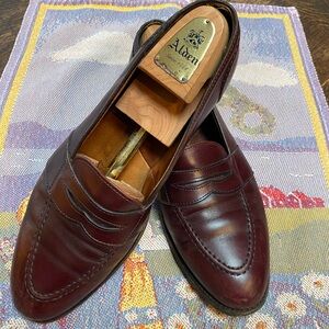 Alden Penny loafer finished in Burgundy calfskin 11 ½